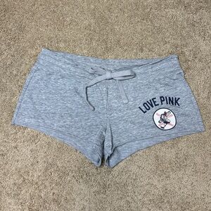 Victoria’s Secret PINK MLB Cleveland Indians Guardians Drawstring Shorts